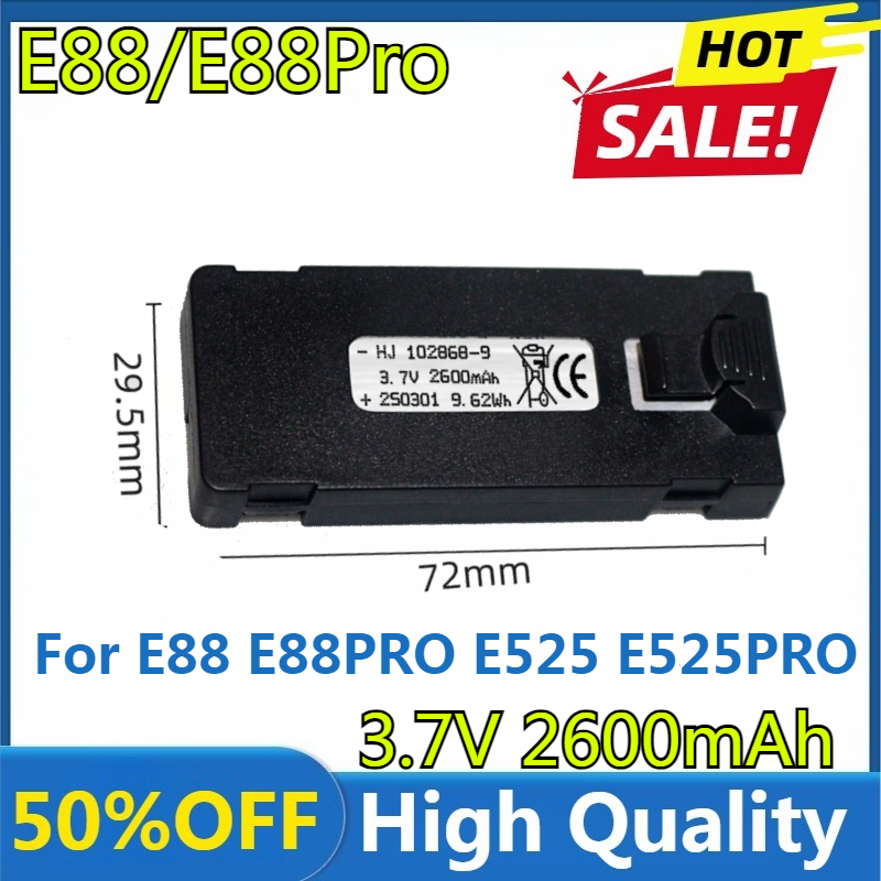 Drone Battery Balance Charger - E88 Battery 3.7V 2600mAh For E88