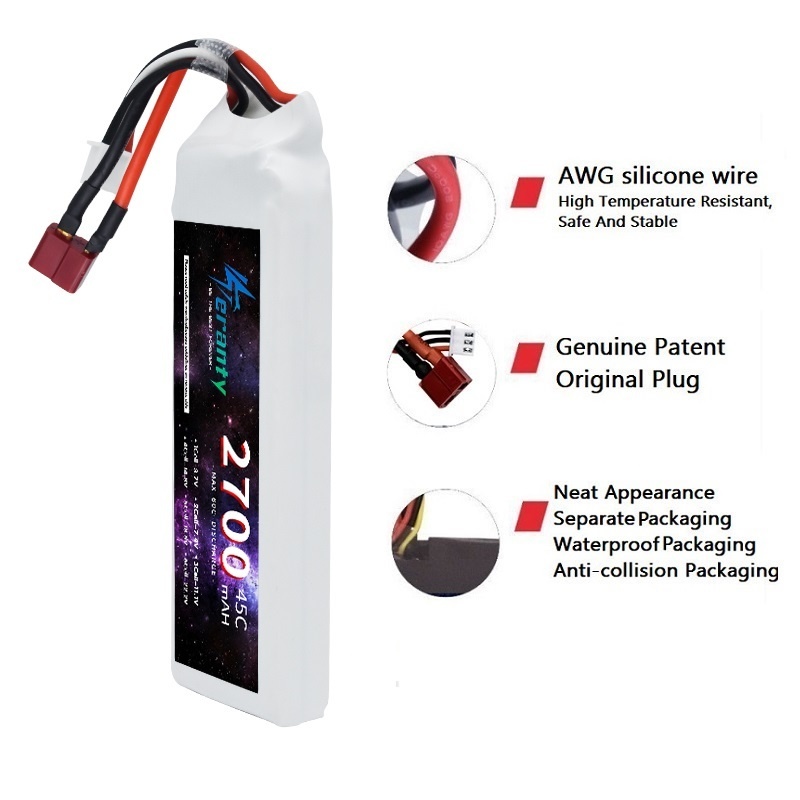 1/3PCS 2S 7.4V Lipo Battery 27 - Drone Battery Connector ulasan dan harga
