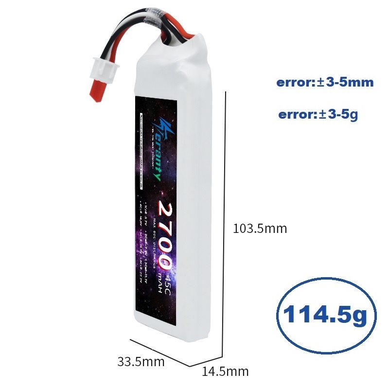 1/3PCS 2S 7.4V Lipo Battery 27 - Drone Battery Connector ulasan dan harga