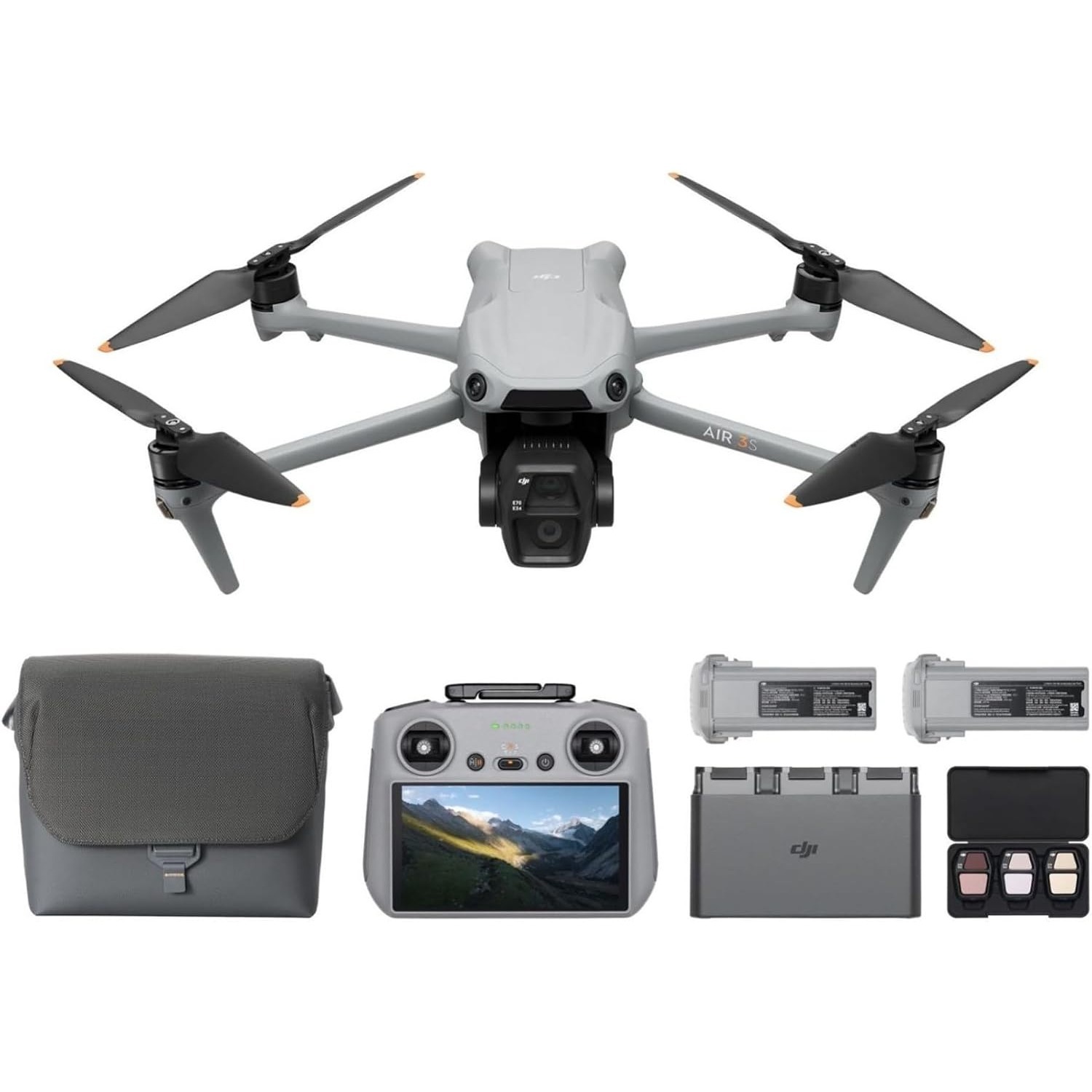 DJI Air 3S Fly More Combo (RC  - Drone Battery 3S ulasan dan harga