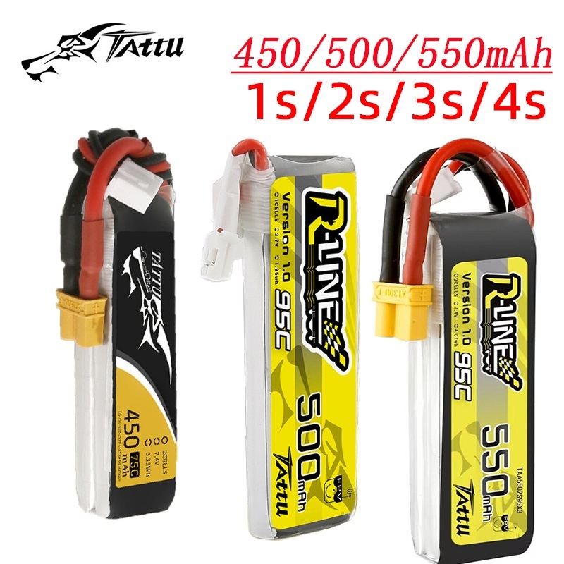 3Pcs NEW TATTU 450/500/550mAh  - Drone Battery 4S ulasan dan harga