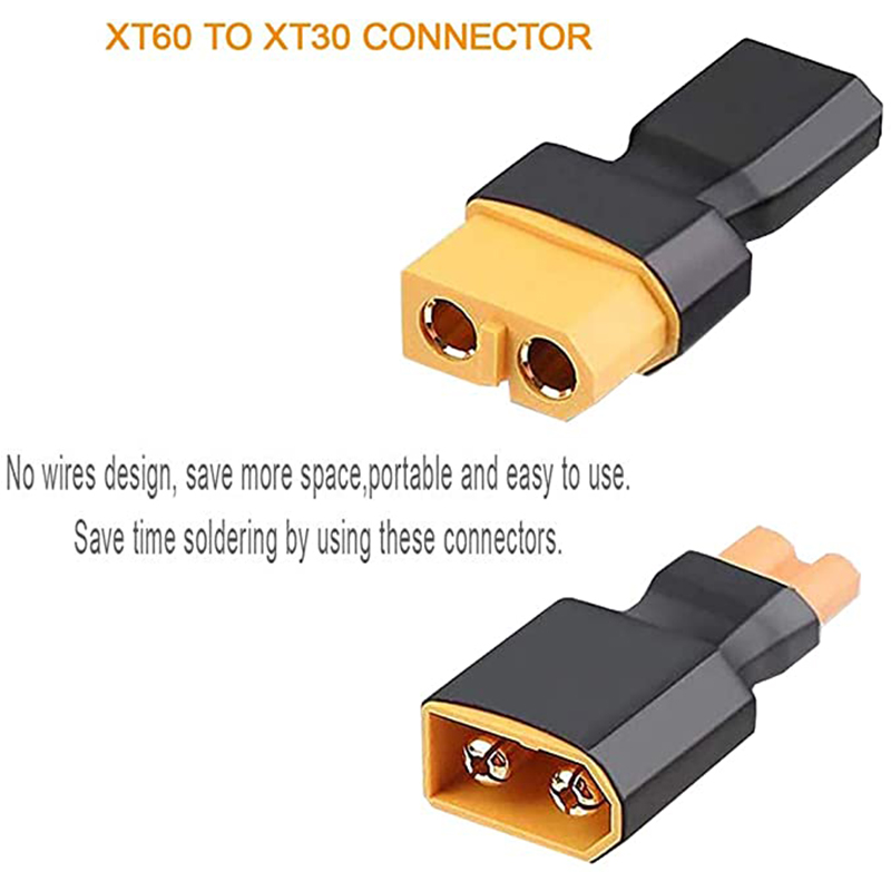 4Pcs XT60 to XT30 Plug Female  - Drone Battery Balance Charger ulasan dan harga